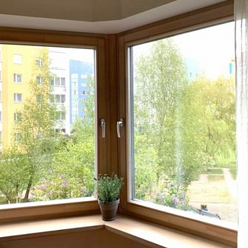 Алюминиево деревянные окна