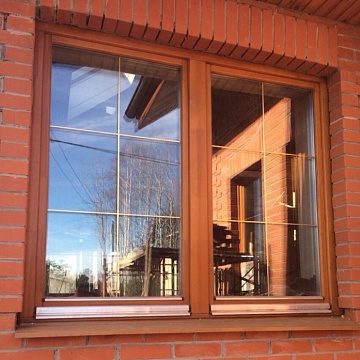 Алюминиево деревянные окна